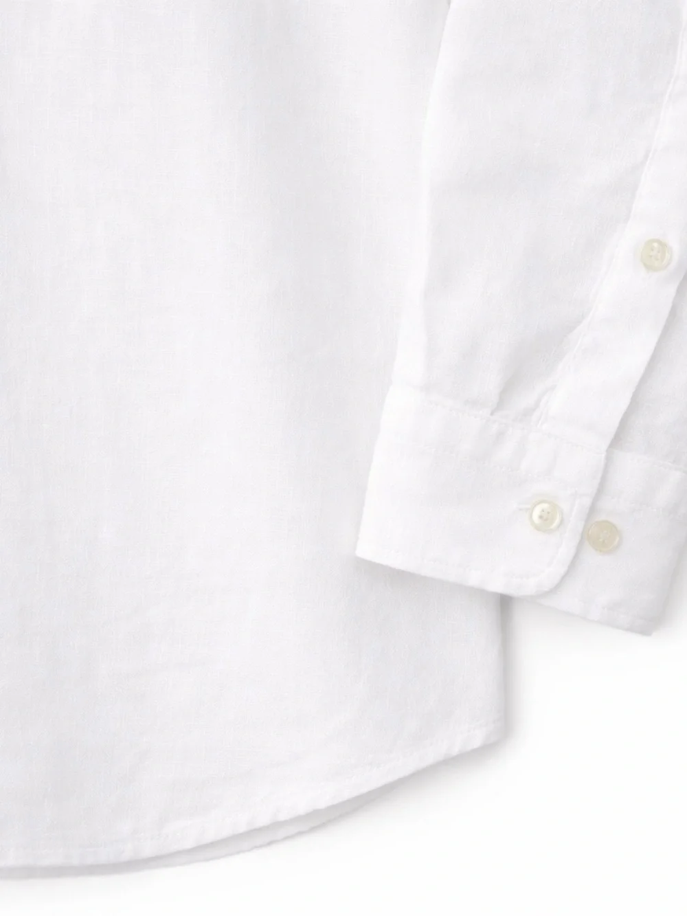 Banana Republic 100% Linen Shirt Ivory Long Sleeve Button-Up Men’s Large